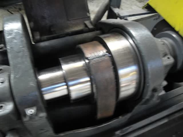 Belt running on a pulley, the drive arrangement used in dryers and some washers